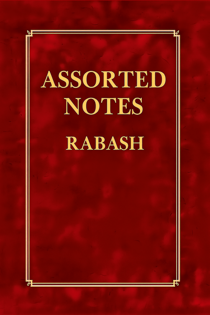 Assorted Notes of RABASH