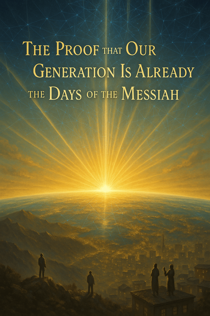 The Proof that Our Generation Is Already the Days of the Messiah